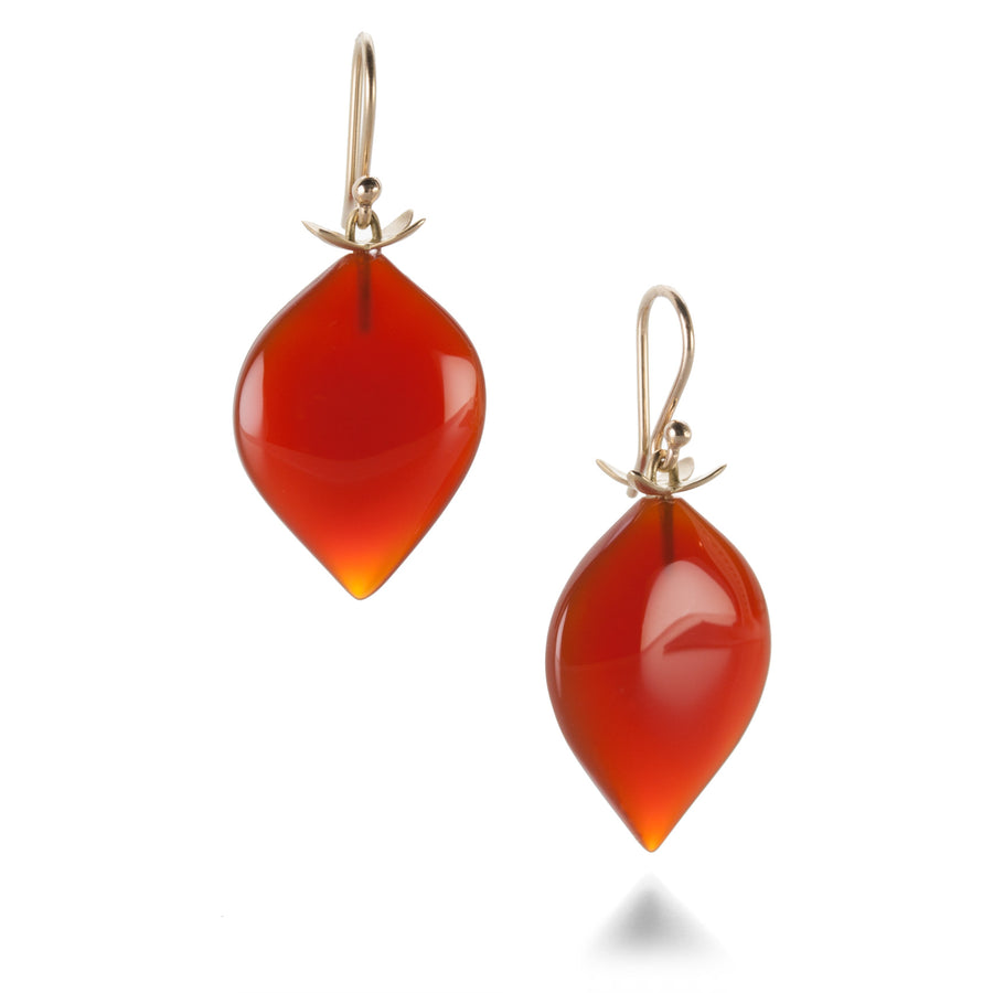 Gabriella Kiss Carnelian Seed Earrings | Quadrum Gallery