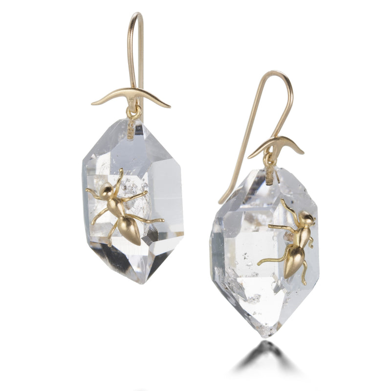 Gabriella Kiss Herkimer with Ants Earrings | Quadrum Gallery