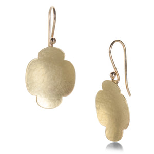 Gabriella Kiss Oval Scallop Earrings | Quadrum Gallery