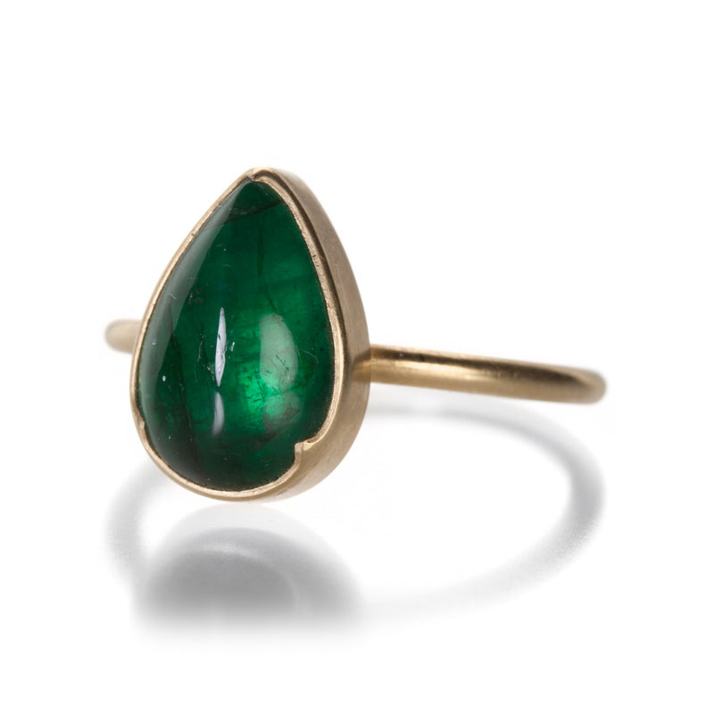 Gabriella Kiss Pear Emerald Ring | Quadrum Gallery
