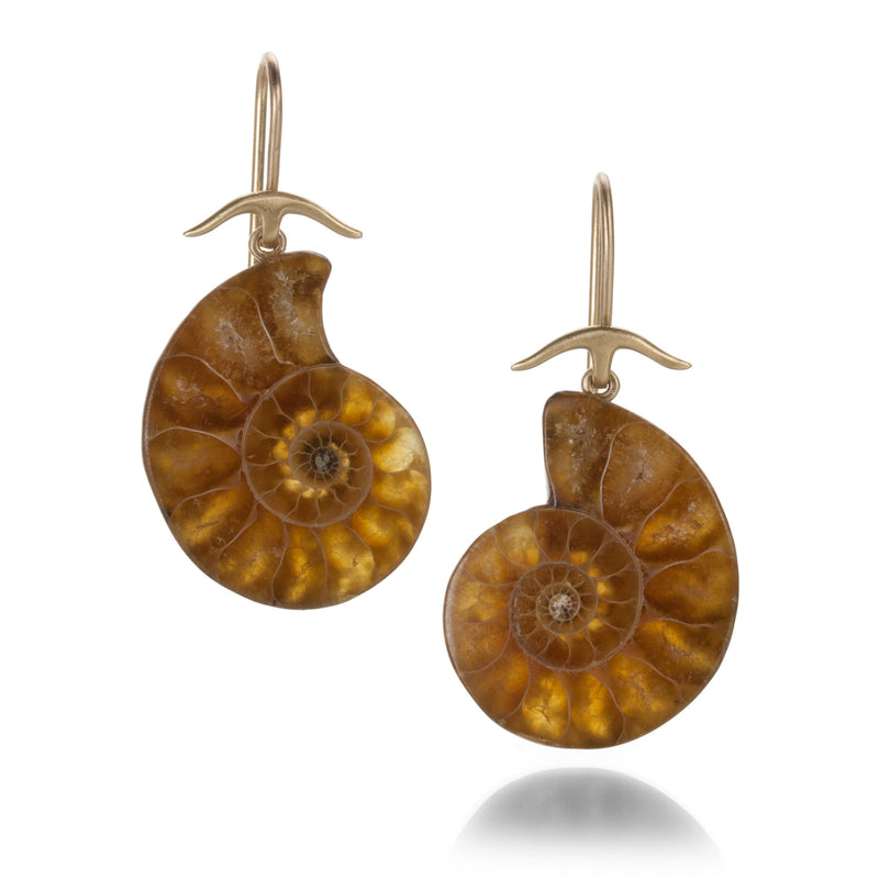 Gabriella Kiss Ammonite Earrings | Quadrum Gallery
