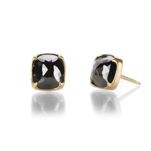 Gabriella Kiss Black Diamond Cushion Studs | Quadrum Gallery