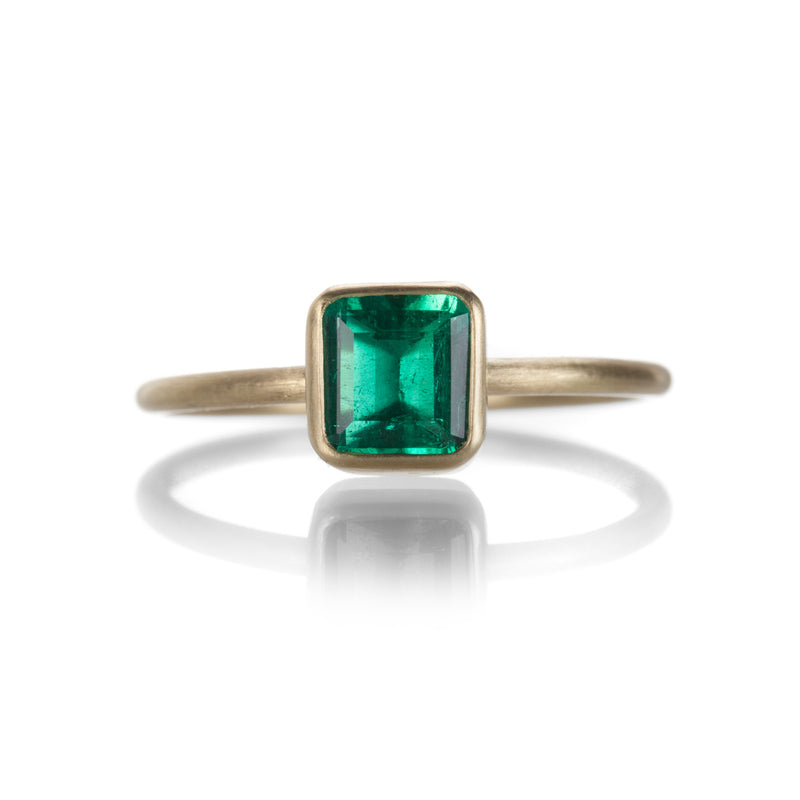 Gabriella Kiss Square Colombian Emerald Ring | Quadrum Gallery