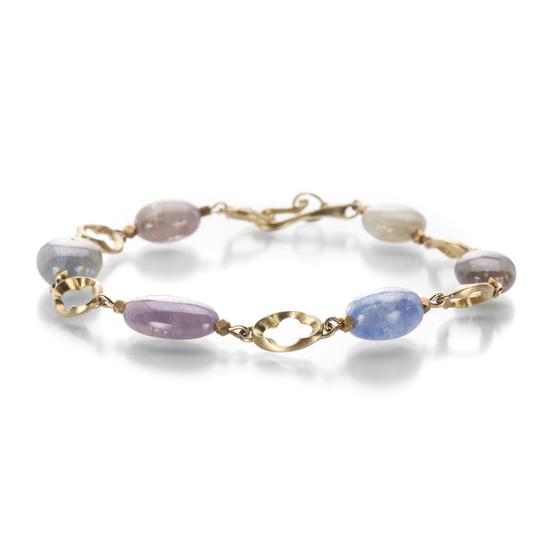 Gabriella Kiss Sapphire Pebble Bracelet with Scallop Links | Quadrum Gallery