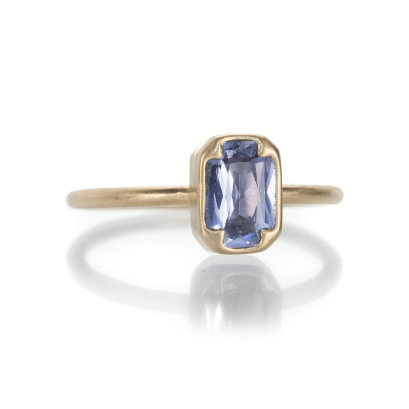 Gabriella Kiss Rectangular Blue Sapphire Ring | Quadrum Gallery