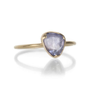 Gabriella Kiss Asymmetrical Blue Sapphire Ring | Quadrum Gallery