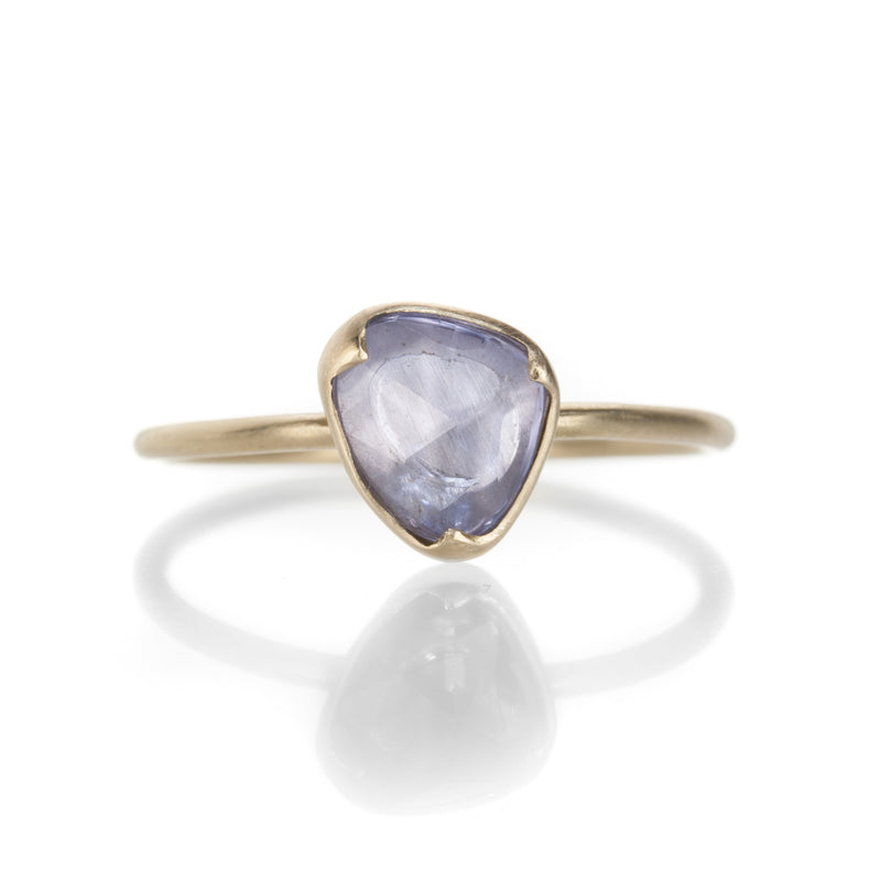 Gabriella Kiss Asymmetrical Blue Sapphire Ring | Quadrum Gallery
