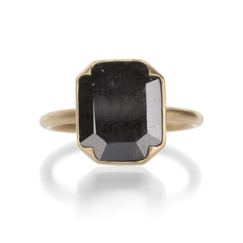 Gabriella Kiss Black Octagonal Diamond Ring | Quadrum Gallery