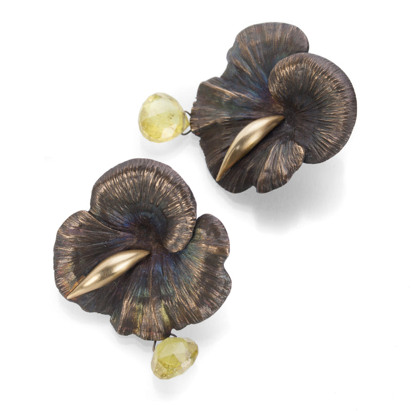 Gabriella Kiss Bronze Mushroom Earrings | Quadrum Gallery