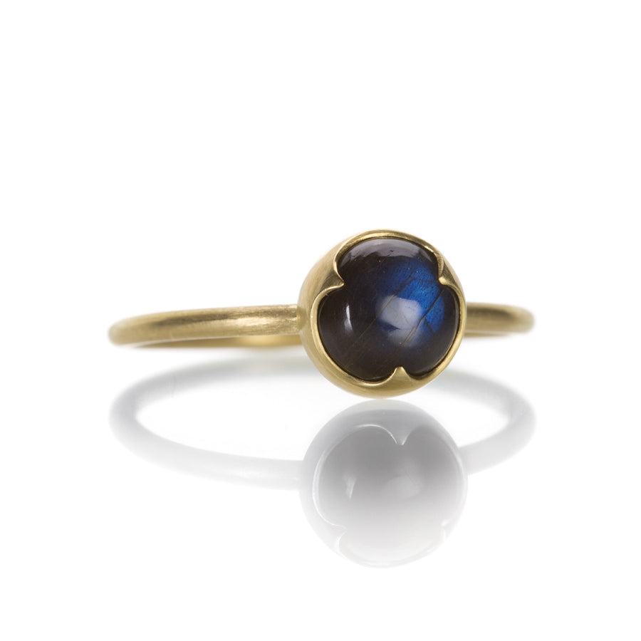 Gabriella Kiss Small Round Labradorite Ring | Quadrum Gallery