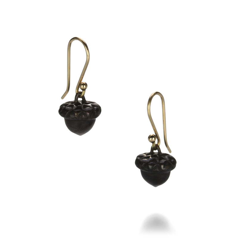 Gabriella Kiss Bronze Acorn Earrings | Quadrum Gallery