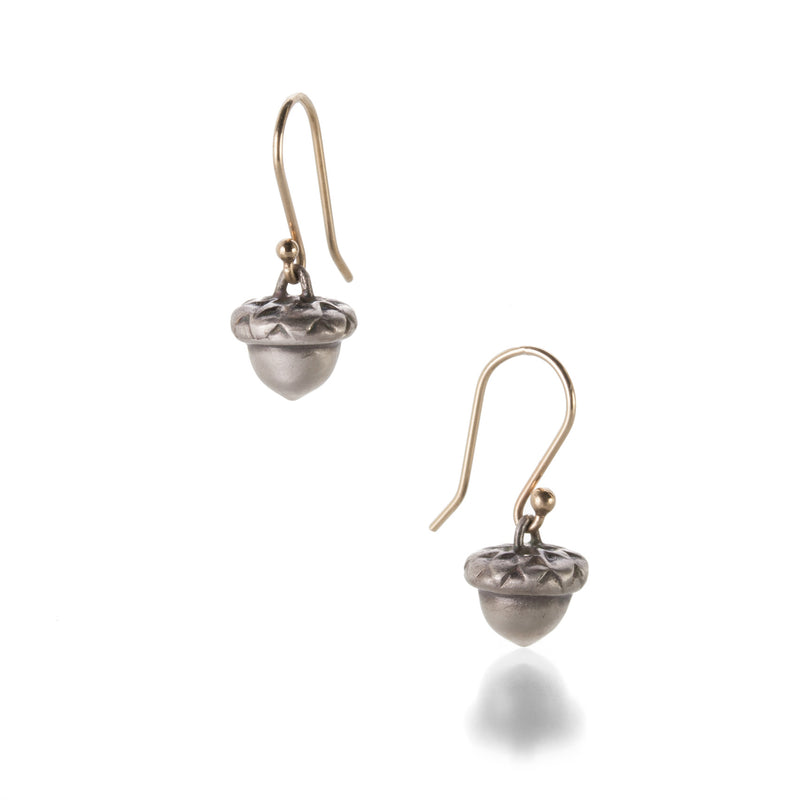 Gabriella Kiss Silver Acorn Earrings | Quadrum Gallery