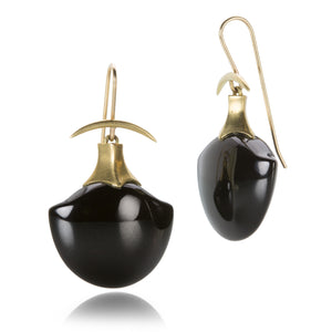 Gabriella Kiss Black Jade Amphorae Earrings | Quadrum Gallery