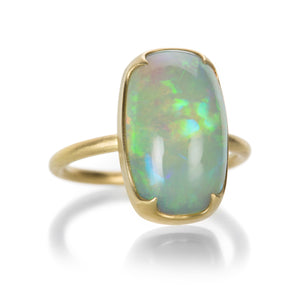 Gabriella Kiss Smooth Cushion Ethiopian Opal Ring | Quadrum Gallery