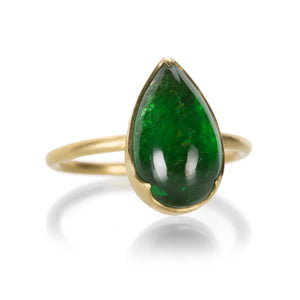 Gabriella Kiss Pear Shaped Tsavorite Ring | Quadrum Gallery