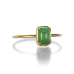 Gabriella Kiss Cushion Chrysoprase Ring | Quadrum Gallery