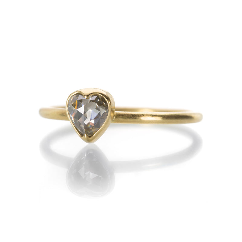 Gabriella Kiss White Pear Rose Cut Diamond Ring | Quadrum Gallery