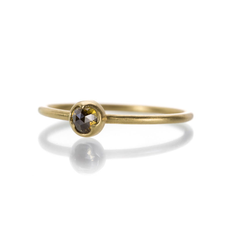 Gabriella Kiss Round Rose Cut Cognac Diamond Ring | Quadrum Gallery