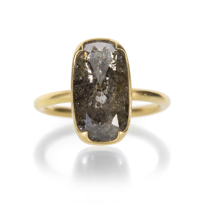 Gabriella Kiss Long Black Lacy Diamond Ring | Quadrum Gallery