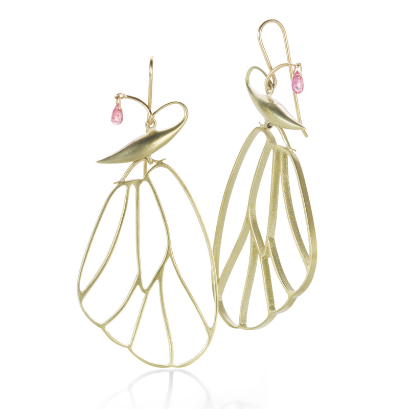 Gabriella Kiss Sapphire Butterfly Cell Earrings | Quadrum Gallery