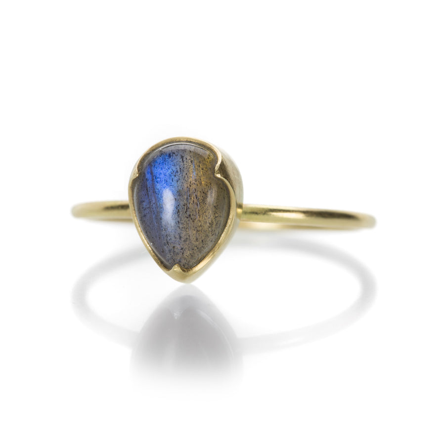 Gabriella Kiss Pear Shaped Labradorite Ring | Quadrum Gallery