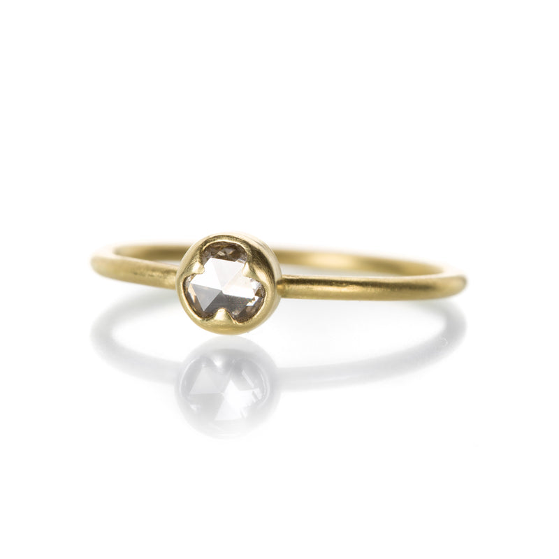 Gabriella Kiss Round Champagne Diamond Ring | Quadrum Gallery