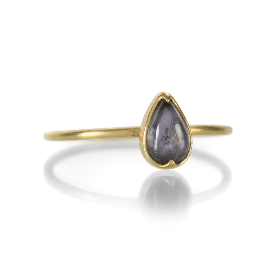 Gabriella Kiss Mauve Sapphire Pear Ring | Quadrum Gallery