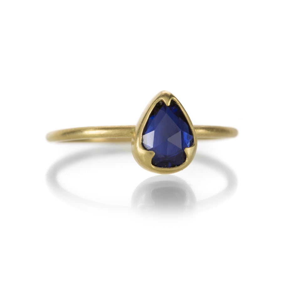 Gabriella Kiss Faceted Sapphire Pear Ring | Quadrum Gallery