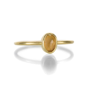 Gabriella Kiss Rose Cut Orange Sapphire Ring | Quadrum Gallery