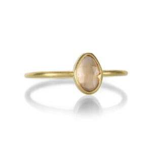 Gabriella Kiss Peach Rose Cut Sapphire Ring | Quadrum Gallery