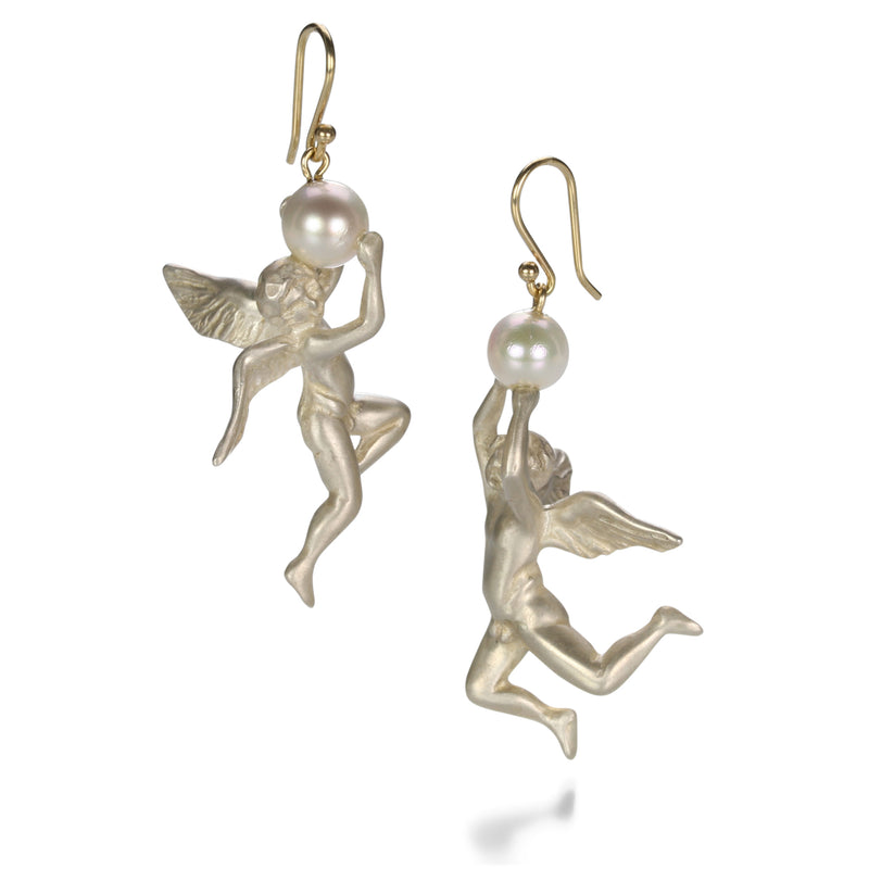 Gabriella Kiss Sterling Silver Angel Earrings | Quadrum Gallery