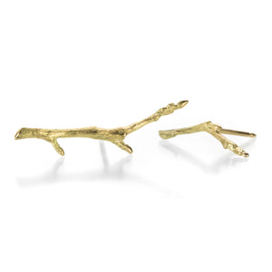 Gabriella Kiss Yellow Gold Branch Studs | Quadrum Gallery