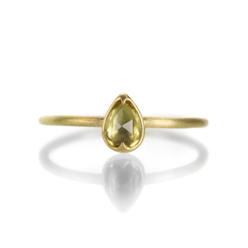 Gabriella Kiss Yellow Rose Cut Sapphire Ring | Quadrum Gallery