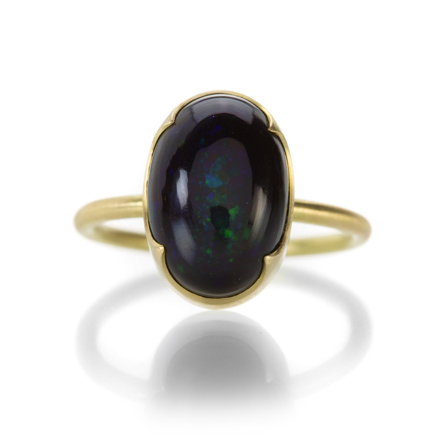 Gabriella Kiss Oval Black Opal Ring | Quadrum Gallery
