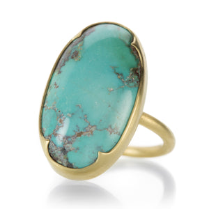 Gabriella Kiss Large Persian Turquoise Ring | Quadrum Gallery