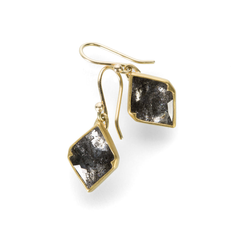 Gabriella Kiss Black Lacy Diamond Earrings | Quadrum Gallery