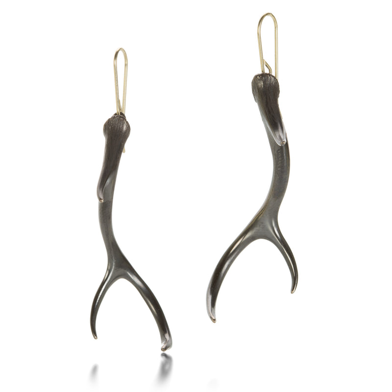 Gabriella Kiss Bronze Small Antler Earrings | Quadrum Gallery
