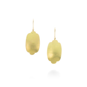 Gabriella Kiss Gold Medium Scallop Earrings | Quadrum Gallery