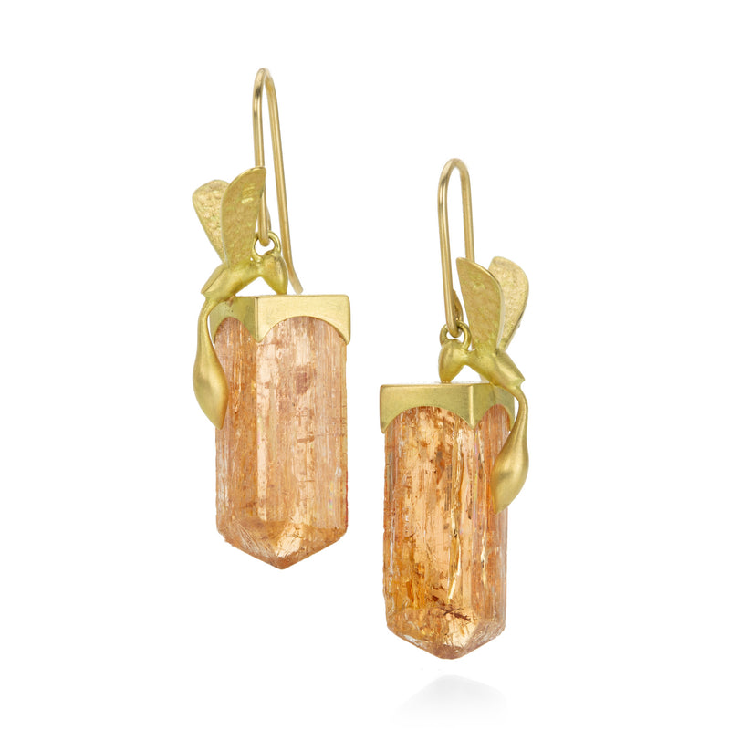 Gabriella Kiss Imperial Topaz Crystal Earrings with Wasps | Quadrum Gallery