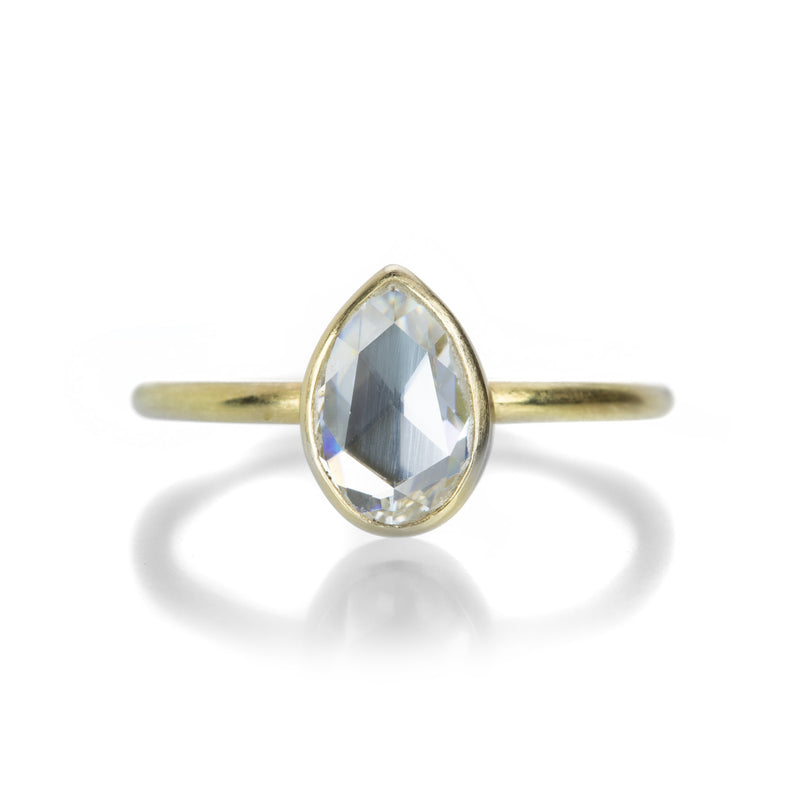 Gabriella Kiss White Pear Diamond Ring | Quadrum Gallery