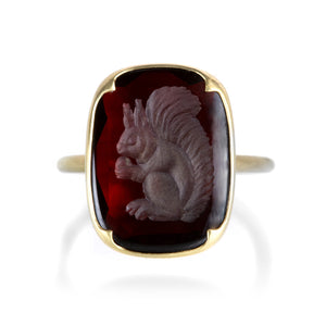 Gabriella Kiss Almandine Garnet Squirrel Ring | Quadrum Gallery
