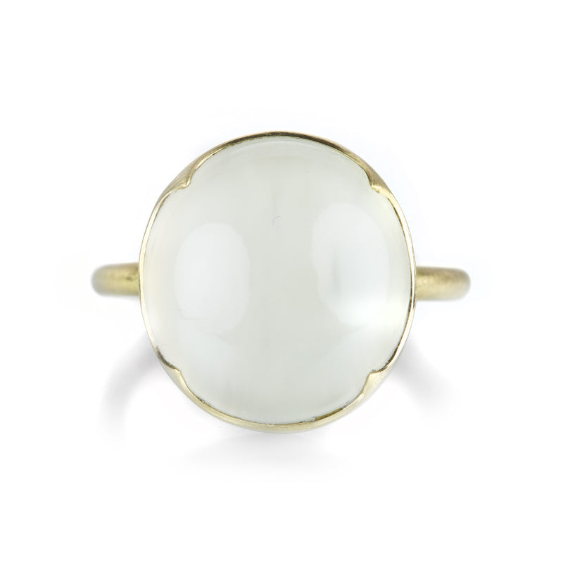 Gabriella Kiss Cabochon White Moonstone Ring | Quadrum Gallery