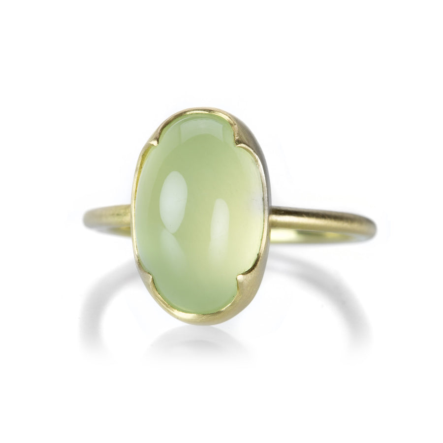 Gabriella Kiss Oval Prehnite Ring | Quadrum Gallery
