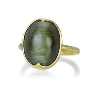 Gabriella Kiss Cats Eye Green Tourmaline Ring | Quadrum Gallery