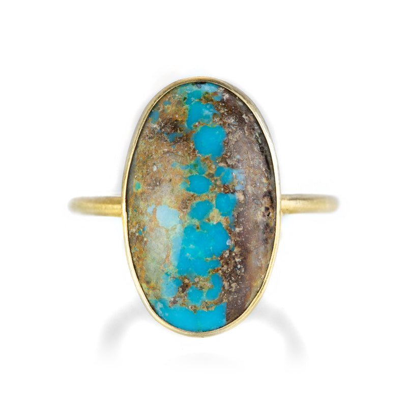 Gabriella Kiss Persian Turquoise Oval Ring | Quadrum Gallery