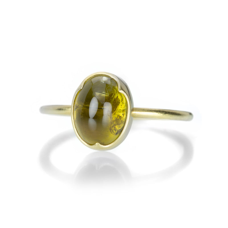 Gabriella Kiss Oval Yellow Tourmaline Ring | Quadrum Gallery
