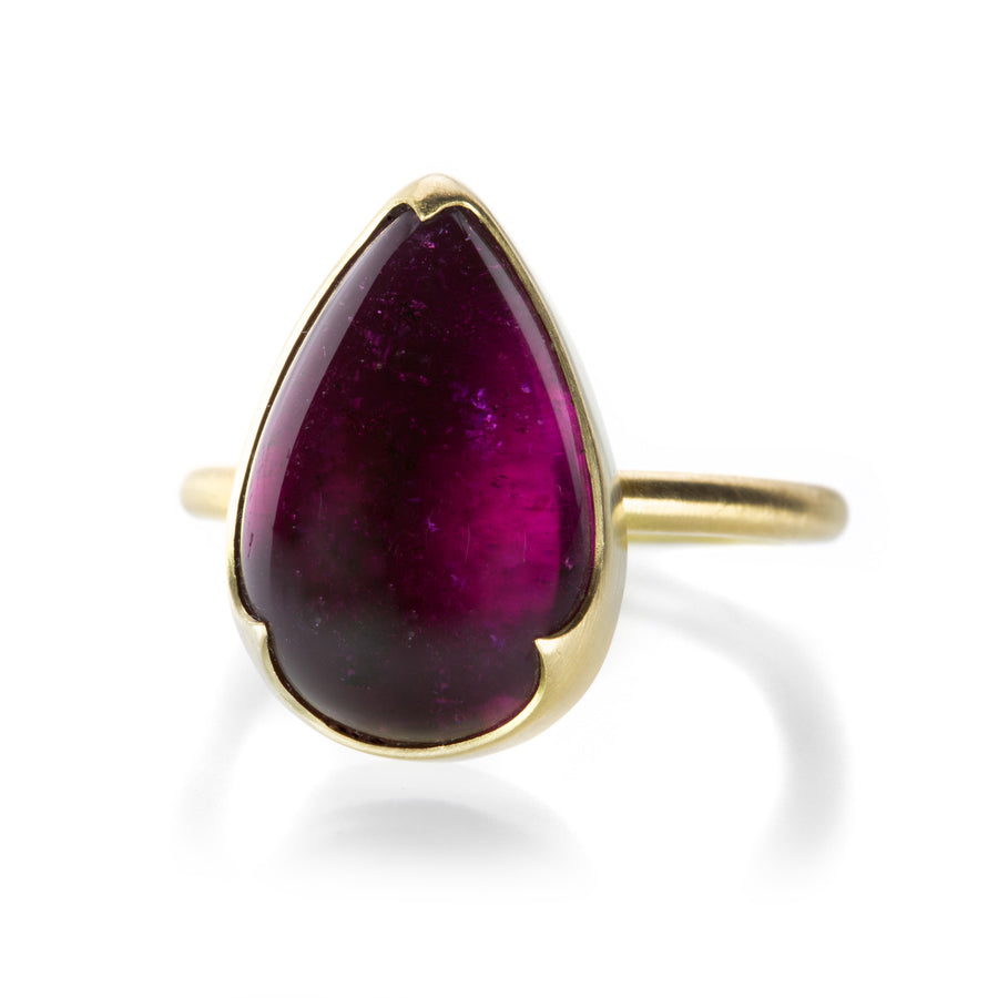 Gabriella Kiss Pear Shaped Rubelite Tourmaline | Quadrum Gallery