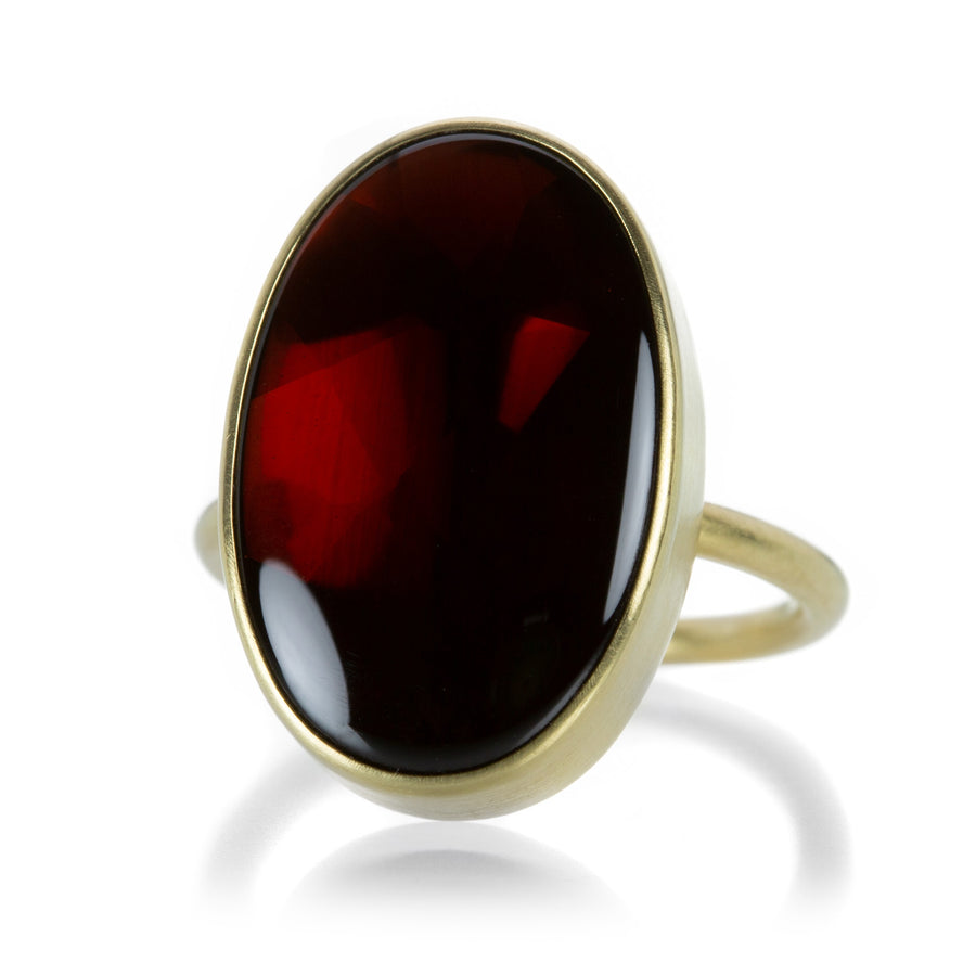 Gabriella Kiss Oval Almadine Garnet Ring | Quadrum Gallery