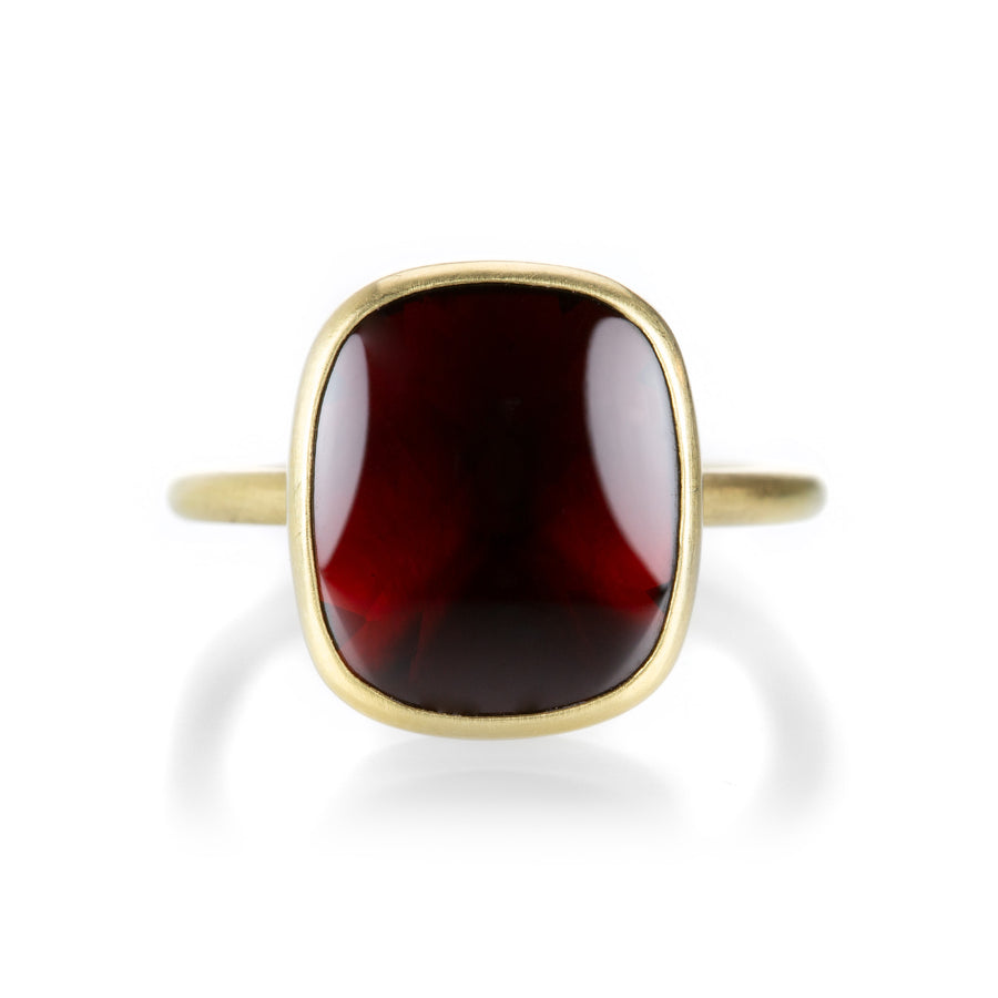 Gabriella Kiss Cushion Cut Almadine Garnet Ring | Quadrum Gallery