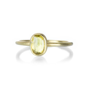 Gabriella Kiss Rose Cut Yellow Sapphire Ring | Quadrum Gallery